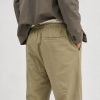 Prada Cotton Twill Elasticated Trouser- Beige