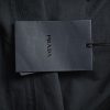 Prada Cotton Twill Elasticated Trouser- Black