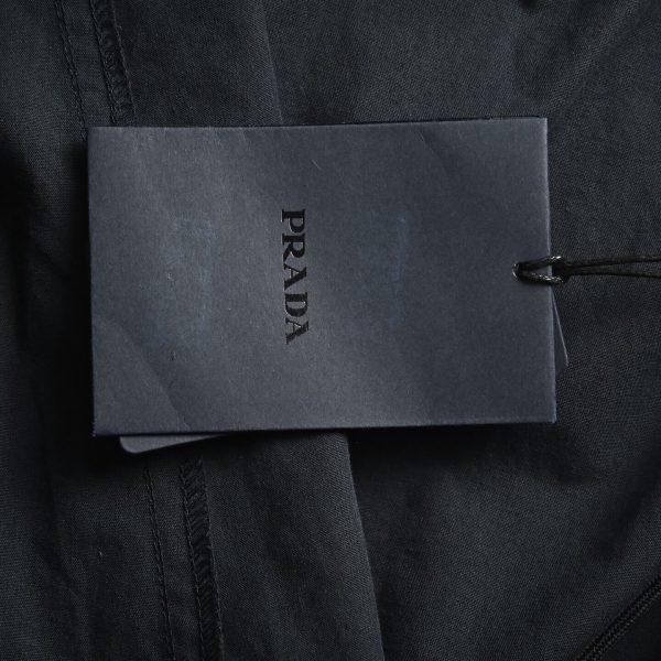 Prada Cotton Twill Elasticated Trouser- Black