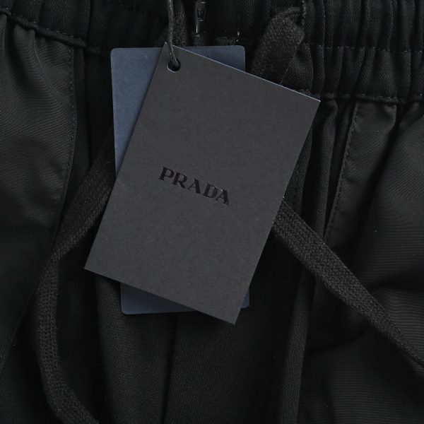 Prada Cotton and Re-Nylon Cargo Shorts- Black
