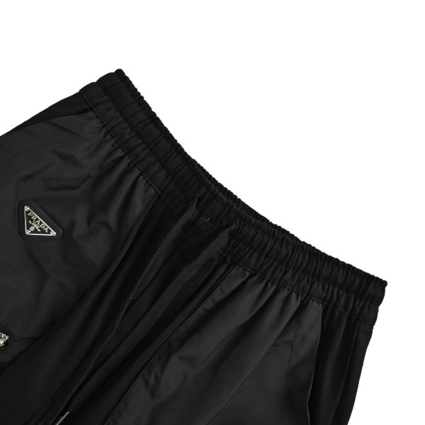 Prada Cotton and Re-Nylon Cargo Shorts- Black