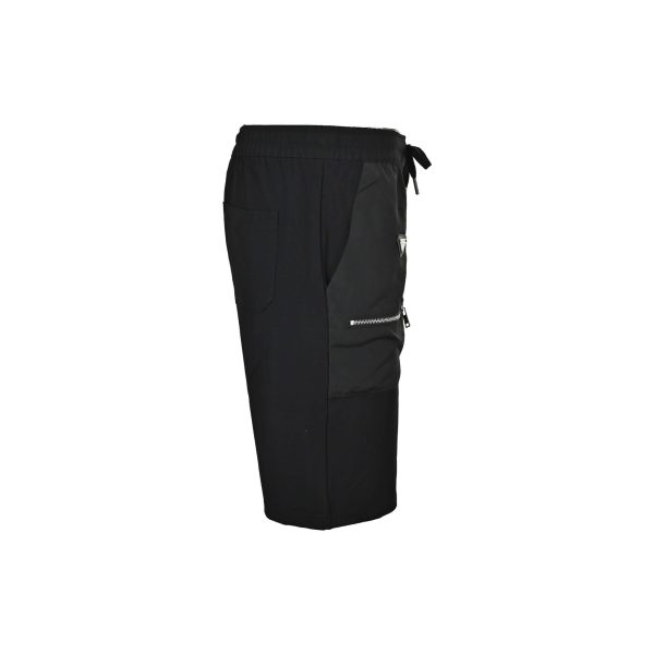 Prada Cotton and Re-Nylon Cargo Shorts- Black