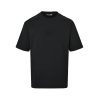 Prada Logo-Embroidered Cotton T-Shirt- Black