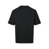 Prada Logo-Embroidered Cotton T-Shirt- Black