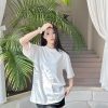 Prada Logo-Embroidered Cotton T-Shirt- White