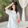 Prada Logo-Embroidered Cotton T-Shirt- White