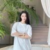 Prada Logo-Embroidered Cotton T-Shirt- White