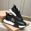 Burberry Equestrian Knight Low-Top Sneaker in Black (8) Burberry Equestrian Knight Low-Top Sneaker in Black