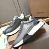 Burberry Equestrian Knight Low-Top Sneaker in Grey