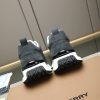 Burberry Equestrian Knight Low-Top Sneaker in Grey