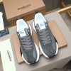 Burberry Equestrian Knight Low-Top Sneaker in Grey