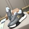 Burberry Equestrian Knight Low-Top Sneaker in Grey