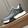 Burberry Equestrian Knight Low-Top Sneaker in Grey