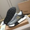 Burberry Equestrian Knight Low-Top Sneaker in Grey