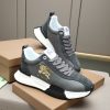 Burberry Equestrian Knight Low-Top Sneaker in Grey