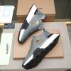 Burberry Equestrian Knight Low-Top Sneaker in Grey