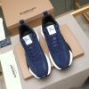 Burberry Equestrian Knight Low-Top Sneaker in Navy Blue