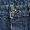 Chrome Hearts Cross Patch Denim Jeans in Blue & Leopard (3) Chrome Hearts Cross Patch Denim Jeans in Blue & Leopard