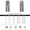 Chrome Hearts Cross Patch Denim Jeans in Light Wash Pink & Zebra (1) Chrome Hearts Cross Patch Denim Jeans in Light Wash Pink & Zebra