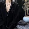 Chrome Hearts Large Cross Patch Ribbed Knit Zip-Up Sweater in Black (5) Chrome Hearts Large Cross Patch Ribbed Knit Zip-Up Sweater in Black