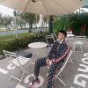 Gucci GG Jacquard Track Pants in Navy and Ivory