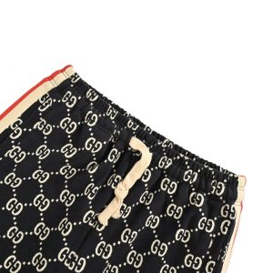 Gucci GG Jacquard Track Pants in Navy and Ivory