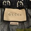 Gucci GG Jacquard Track Pants in Navy and Ivory