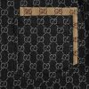 Gucci GG Monogram Shirt Jacket in Black and Beige