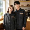 Gucci GG Monogram Shirt Jacket in Black and Beige