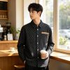 Gucci GG Monogram Shirt Jacket in Black and Beige