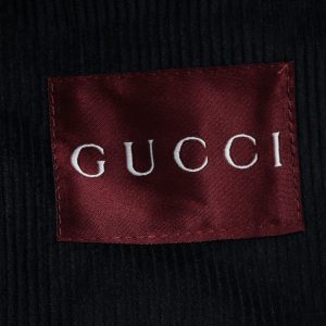 Gucci Interlocking G Corduroy Jacket in Dark Navy
