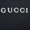 Gucci Embroidered Logo Cotton Sweatshirt in Dark Navy