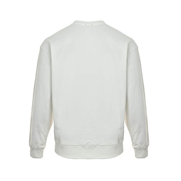 Gucci Embroidered Logo Cotton Sweatshirt in Dark Navy