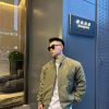 Gucci Tonal GG Monogram Zip-Up Jacket in Black