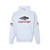 Balenciaga 3B Sports Icon Oversized Hoodie Black