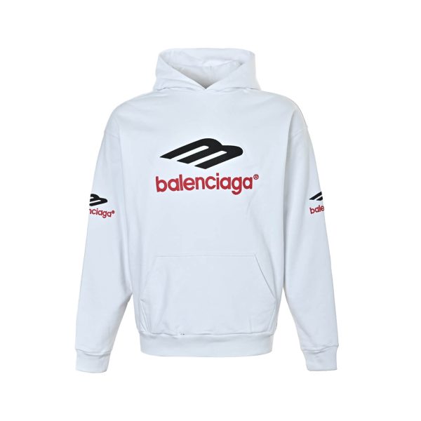 Balenciaga 3B Sports Icon Oversized Hoodie Black (8) Balenciaga 3B Sports Icon Oversized Hoodie Black