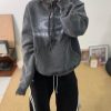 Balenciaga Crayon Loop Oversized Hoodie Washed Black (9) Balenciaga Crayon Loop Oversized Hoodie Washed Black