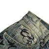 Balenciaga Graffiti Baggy Jeans in Faded Blue (7) Balenciaga Graffiti Baggy Jeans in Faded Blue