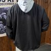 Balenciaga Large Fit Stripe Tracksuit Jacket Layered Hood BlackGrey (5) Balenciaga Large Fit Stripe Tracksuit Jacket Layered Hood Black/Grey