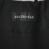 Balenciaga Large Fit Stripe Tracksuit Jacket Layered Hood BlackGrey (7) Balenciaga Large Fit Stripe Tracksuit Jacket Layered Hood Black/Grey