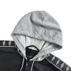 Balenciaga Large Fit Stripe Tracksuit Jacket Layered Hood BlackGrey (9) Balenciaga Large Fit Stripe Tracksuit Jacket Layered Hood Black/Grey