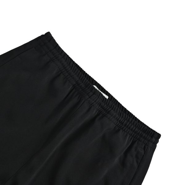Balenciaga Wide-Leg Track Trousers Tonal Logo Black (1) Balenciaga Wide-Leg Track Trousers Tonal Logo Black