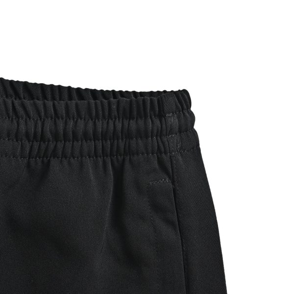 Balenciaga Wide-Leg Track Trousers Tonal Logo Black (2) Balenciaga Wide-Leg Track Trousers Tonal Logo Black