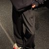 Balenciaga Wide-Leg Track Trousers Tonal Logo Black (4) Balenciaga Wide-Leg Track Trousers Tonal Logo Black