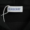 Burberry Equestrian Knight Zip Hoodie Check EKD Stamp Black