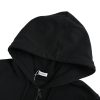 Burberry Equestrian Knight Zip Hoodie Check EKD Stamp Black