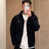 Burberry Equestrian Knight Zip Hoodie Check EKD Stamp Black