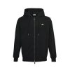 Burberry Equestrian Knight Zip Hoodie Check EKD Stamp Black