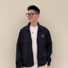 Dior CD Diamond Blouson Jacket in Navy Blue