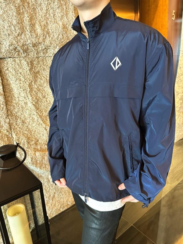 Dior CD Diamond Blouson Jacket in Navy Blue